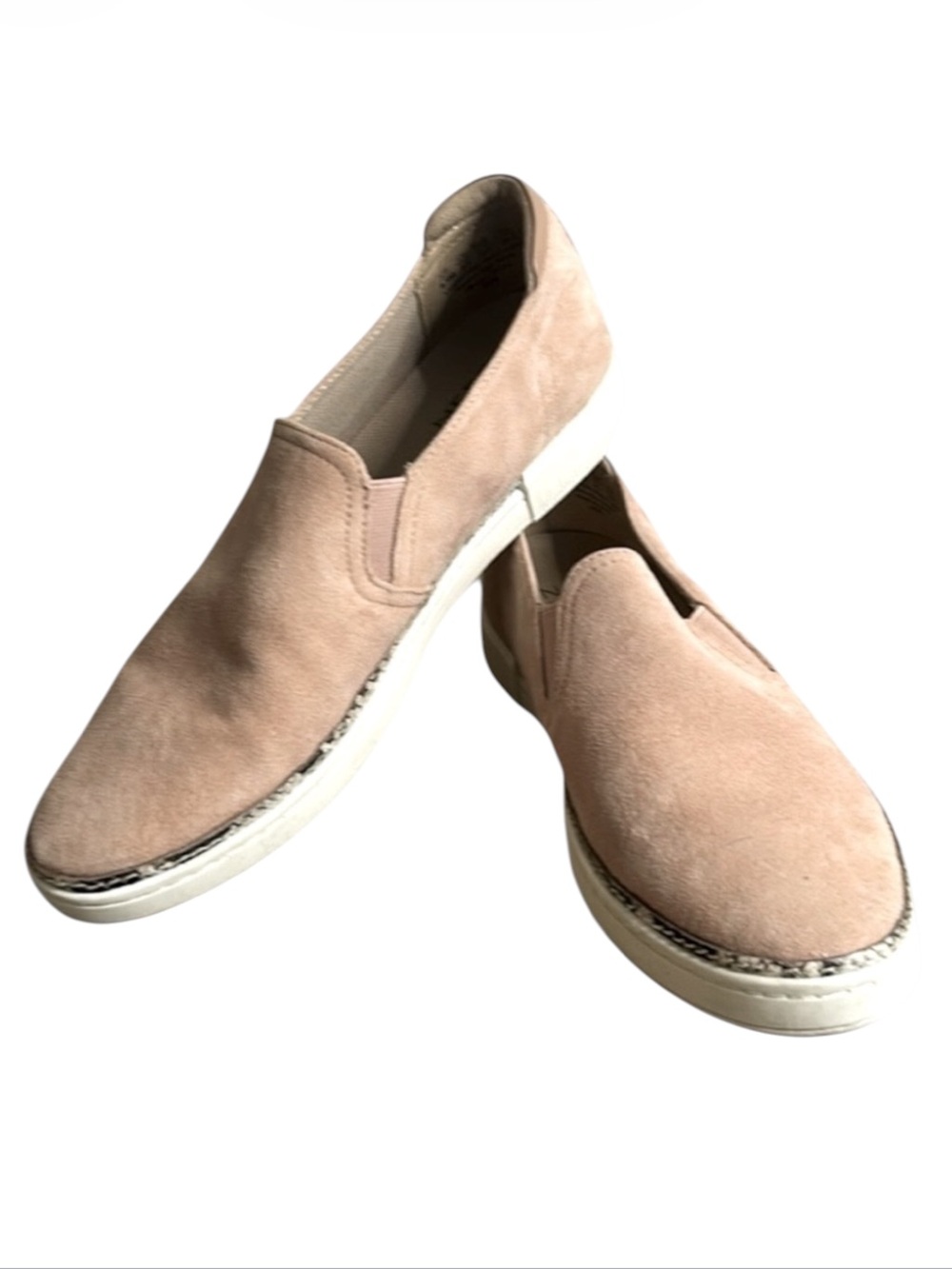 Naturalizer Dusty Rose Suede Slip-On Sneakers Jade Women’s size 8.5